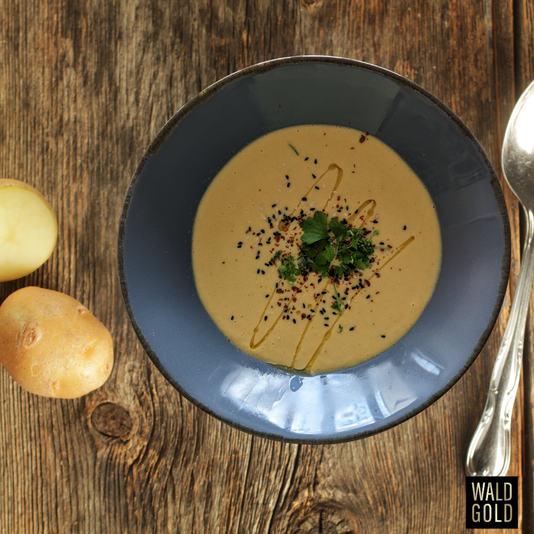 Kartoffelsuppe mit Bucheckernöl